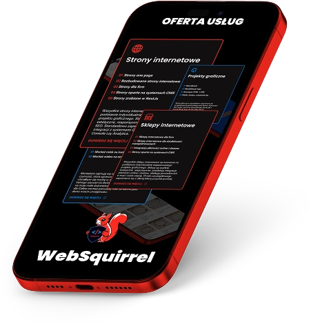 Telefon z ofertą websquirrel Telefon z ofertą websquirrel